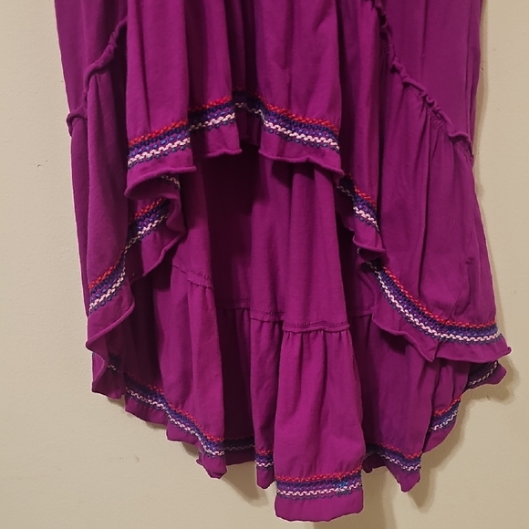 Johnny Was Vibrant Purple Dress with Floral Embroidery - Picture 2 of 4